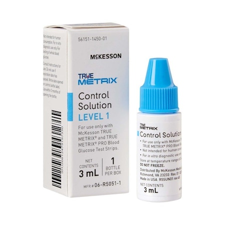 Mckesson Glucose Control Solution, 3 mL, 24PK 06-R5051-1